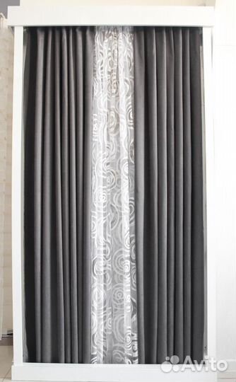 Шторы готовые канвас