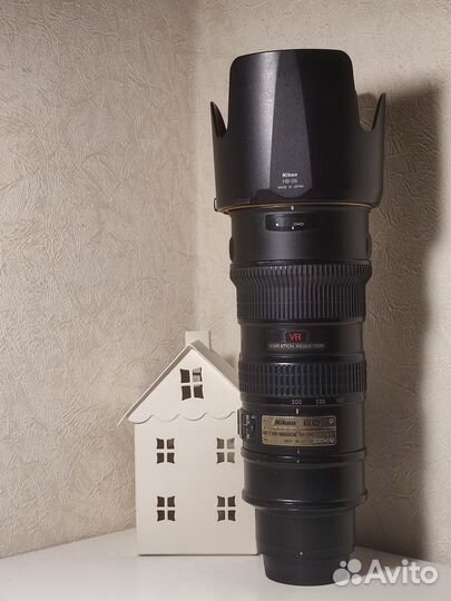 Объектив Nikon AF-S 70-200mm 2.8G VR под ремонт