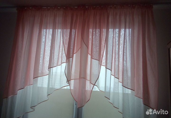 Штора на кухонное окно