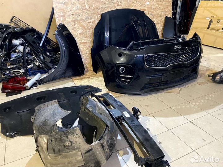 Киа Спортейдж 4 передняя часть автомобиля 2020