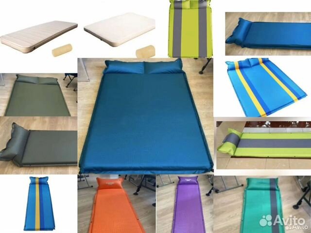 Туристический матрас коврик самонадувной