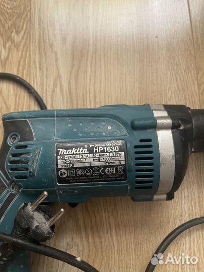 Ударная дрель makita hp1630 оригинал