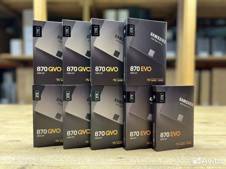 Новые SSD samsung EVO/QVO S-ATA III