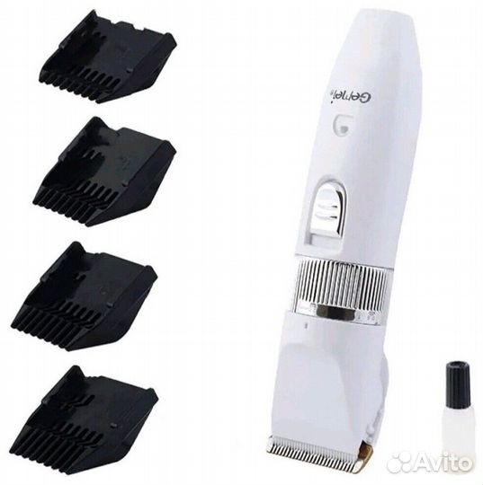 Машинка для стрижки животных Gemei GM-634, белый