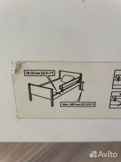 Ограничитель для кровати IKEA