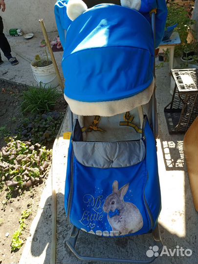 Детские санки коляска ника 7