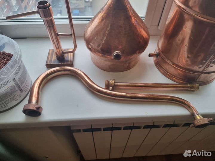 Дистиллятор Аламбик медный(самогонный аппарат)