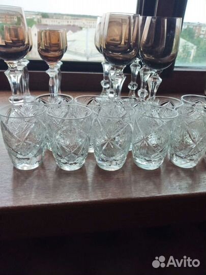 Хрустальные рюмки
