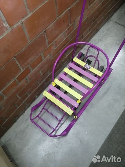 Детские санки с колесами