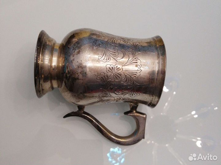 Кружка Индия посеребрение пивная