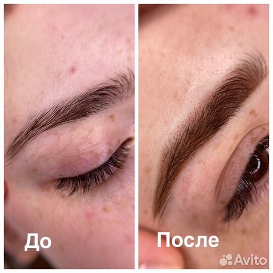 Перманентный макияж бровей и губ