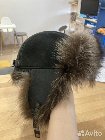 Шапка ушанка для мальчика 54-56