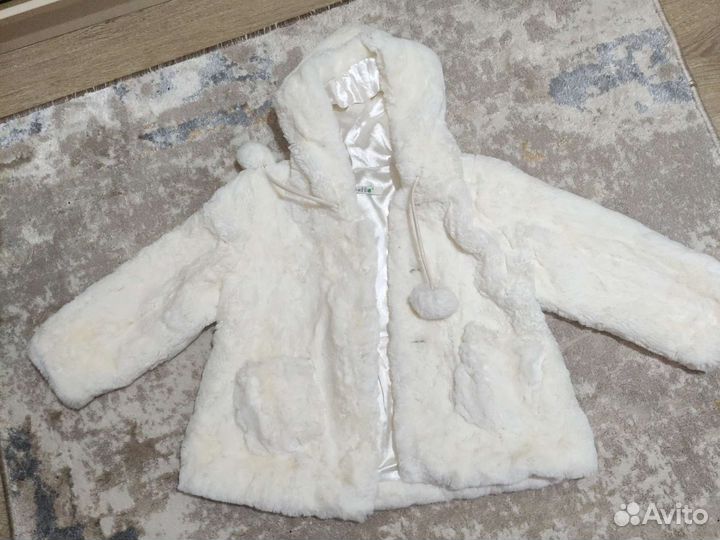 Шубка для девочки 122-128