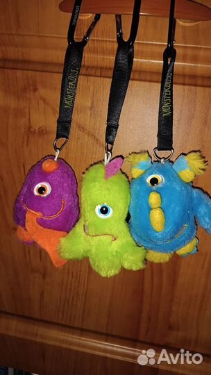Мягкие брелочки монстрики