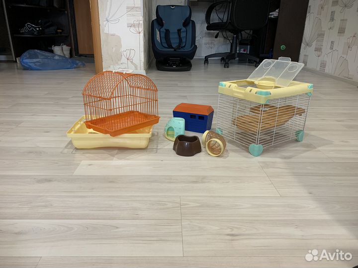 Клетка для хомяка(+ переноска в подарок)