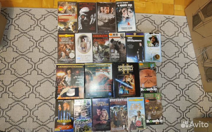 VHS кассеты с фильмами