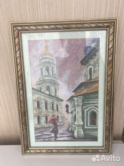 Картина вышитая крестом