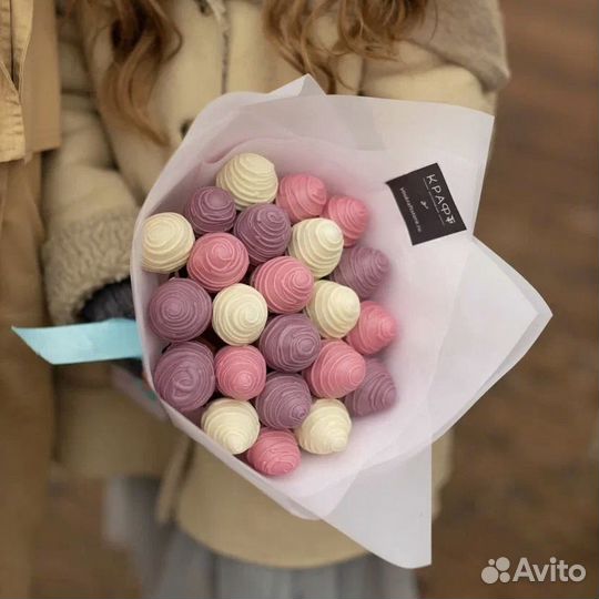 Букет из клубники в бельгийском шоколаде