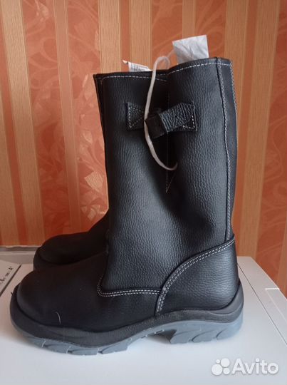 Сапоги мужские зимние кожаные 40 размер