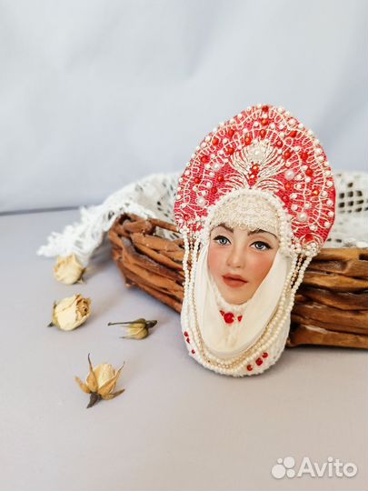 Мастер класс Брошь в русском стиле