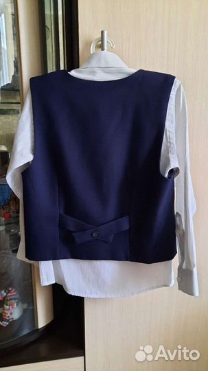 Пиджак школьный для мальчика 134