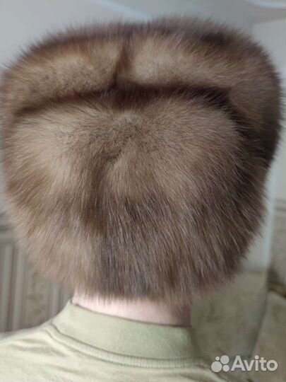 Шапка мужская из баргузинского соболя