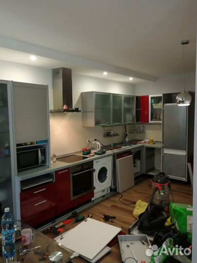 Ремонт кухонного гарнитура, шкафа купе на дому