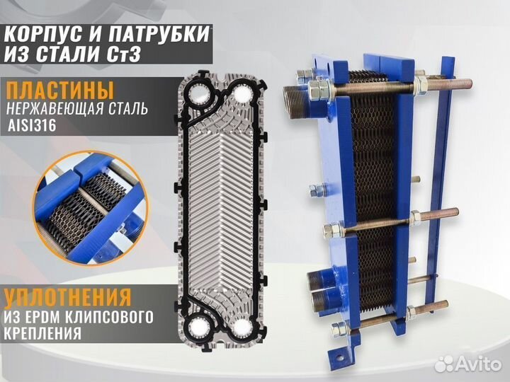 Теплообменник для итп на отопление SN04-20