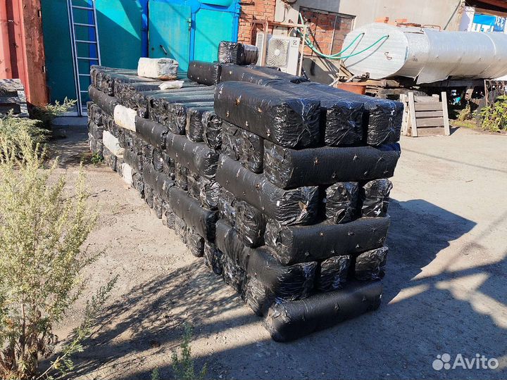 Грибные блоки вешенки отработанные