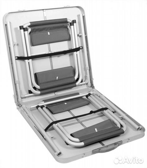 Стол складной туристический + 4 стула в комплекте