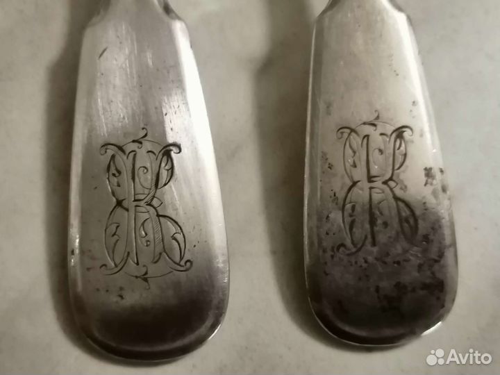 Ложка серебро 84 пробы. Хлебников