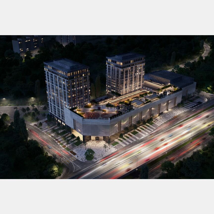 Апартаменты-студия, 37,7 м², 20/21 эт.