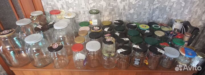 Банки стеклянные разные