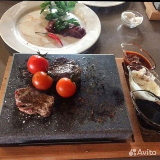 Вулканический камень для жарки мяса, рыбы и овощей