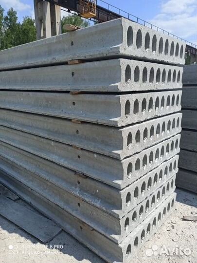 Плиты перекрытия многопустотные пб