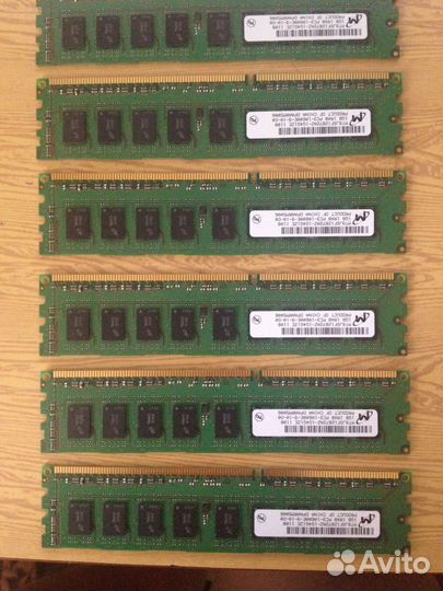 Память оперативная Apple mac Pro 5.1 memory 6x 1Gb