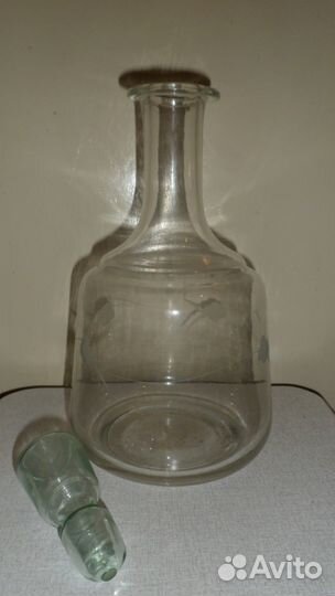 Графин стекл. 2-х литровый из СССР
