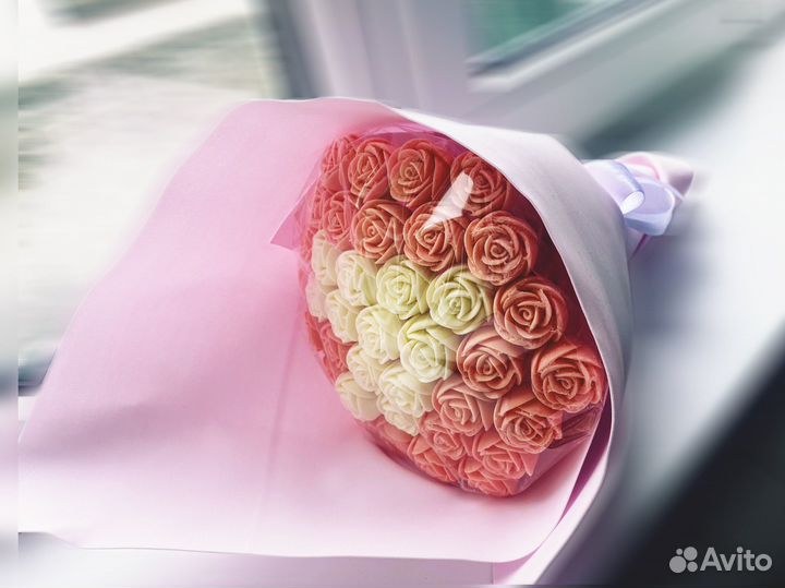 Букет из шоколадных роз