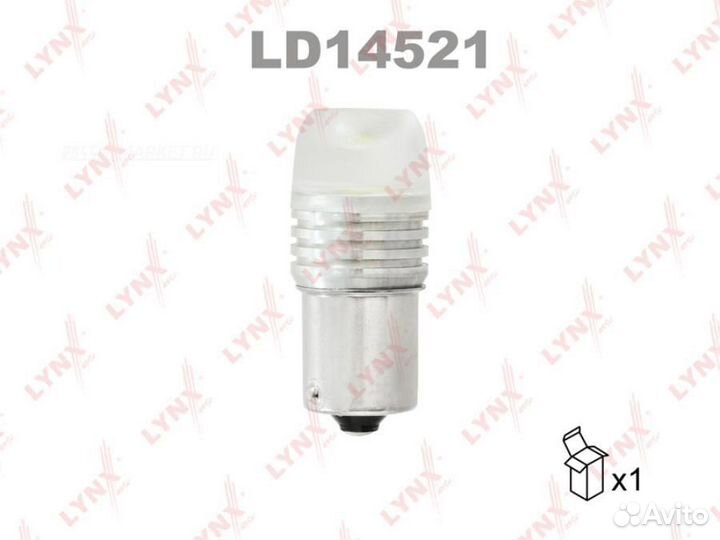 Lynxauto LD14521 Лампа светодиодная LED P21W S25 1