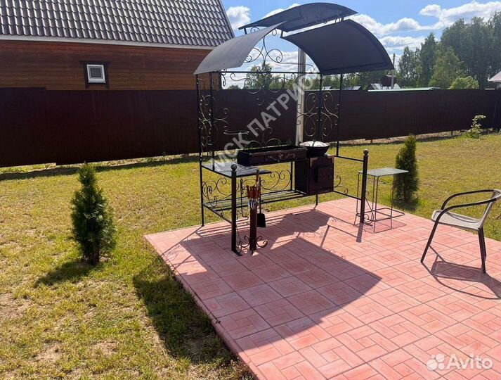 Беседка с мангалом
