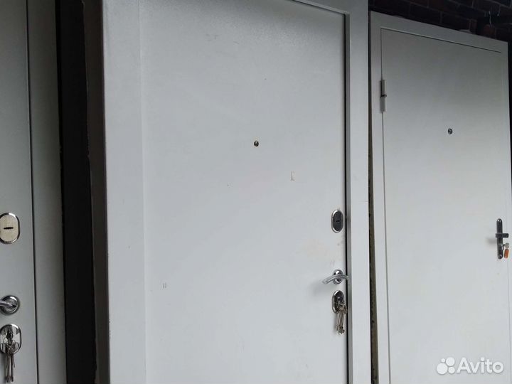 Железные двери с новостройки