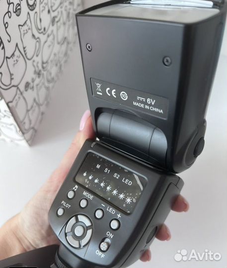 Вспышка на Nikon WS560