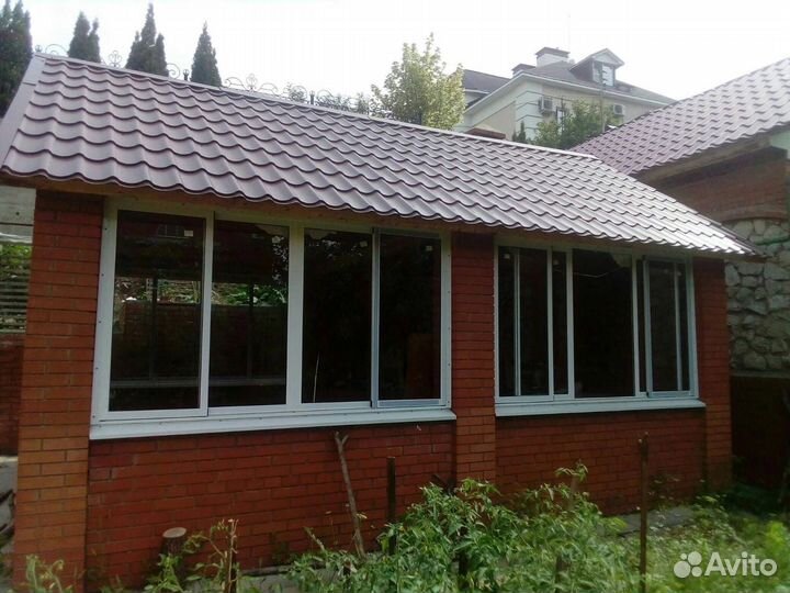 Остекление коттеджей любой сложности