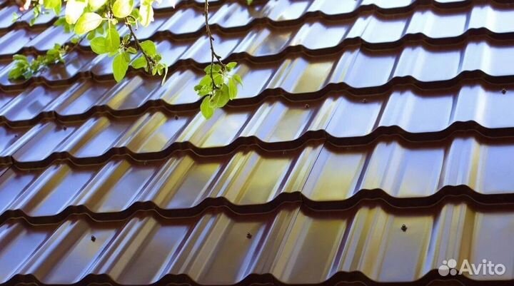 Металлочерепица шоколад