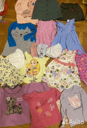 Детские вещи пакетом на девочку 98 104