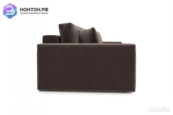 Диван тик-так Монарх коричневый
