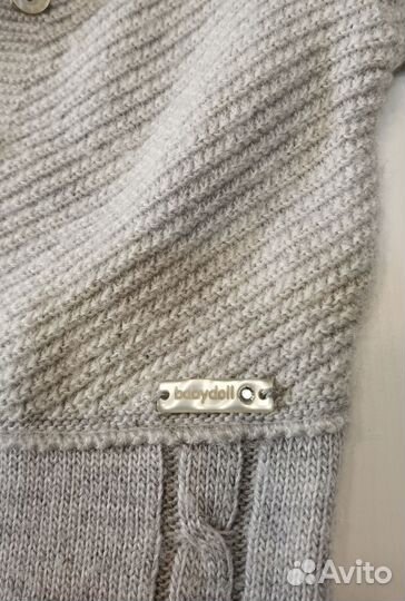 Костюм детский вязаный на новорождённого