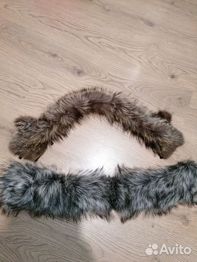 Меховой воротник на капюшон