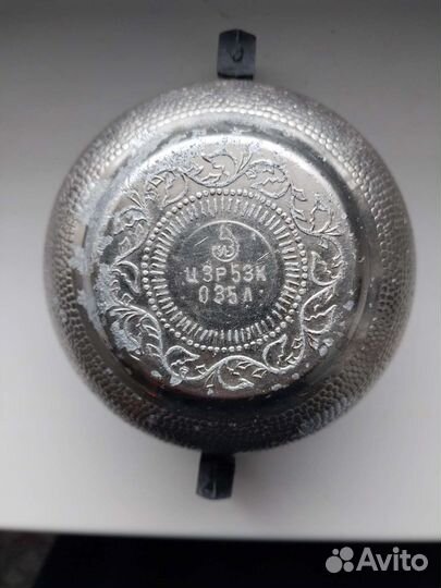 Сахарница из мельхиора, поднос СССР