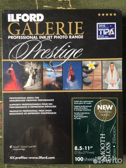 Фотобумага Ilford Galerie Smooth Gloss